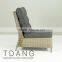 Hanna Wicker Sofa Middle - New design Wicker Garden Sofa