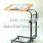 Multi-function laptop table, kids drawing table,wooden laptop swivel table