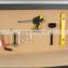 Heavy duty worktable with back and cabinet rivet-fix system workbench