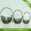 hot sell handmade moss and sisal pot and baskets