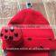 Hot Sell Fashion Embroidery Knitted Hat Suit With Scarf And Gloves