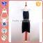 Summer Elegant Beautiful Summer Elegant Beautiful Black Pink Sleeveless Fitted Pleated Layer Dress