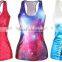 high quality new custom 3D printing wholesale tank top sbulimation tank top women tank top gym