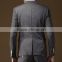 2015 latest fashion man business suits 3 piece coat pant men suit with closure collar