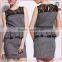 Latest design new fashion sexy flare peplum ladies designer skirt suits