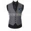 Custom fashion cotton waistcoat for men OEM design in China 2016