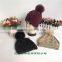 colourful Jacquard women and lady popular knitted winter hat factory