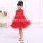 MGOO High Quality Elegant Red Christmas Dress For Girl Autumn Sleeveless Ball Gown For Infant 5620