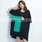 Hot selling 2017 summer plus size printed t-shirt fashion summer loose top maternity dress