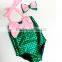 Hot Mermaid Swimsuit With Bow For Girl Two Pieces Girls Swimwear Cute Kids Bathing Suit