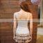 trade assurance promotional 100% cotton custom women blank tank top