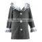 New design winter jacket coat girls shirts kids clothes boutique ruffle children