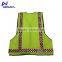 Flashing LED lighted reflective safety vest