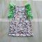 WY-796 Boy Outfit Match Girl Ruffle Shirt Summer Outfit Shorts Set For Babies