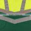 Two-tone high visibility Europe traffic protective reflective tape safety polo shirt