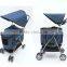 YZ06 Redhill 4 Wheels Foldable aluminum pet trolley/trolley pet carrier/dog strollers pet trolley
