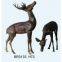 DL1090 bronze deer sculpture deer sculpture animal statue