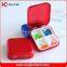 Plastic square pill box