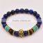 Agate Bead Bracelet with Skull Heads Accessories Bead Bracelet Jewelry