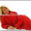 Bright color Women Microfiber Bathrobe turn-down collar robes hooded bath robes