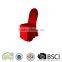 Round top scuba chair cover with pleat