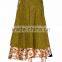 2017 Indian Magic Skirt 2 Layer Magic Sari Wrap Skirt