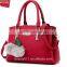 2017 fashion latest leather Pack with balls shopping hand bags trend women tote bag ladies handbags HB09