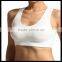 Plain Seamless Cropped TANK TOP Yoga Gym Active Sports Bra white color