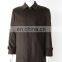 Classic Black Wool Cashmere Mens Coat