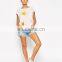 Customized Stars Watermarking Short Sleeves Tunic Shirt Girls