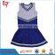 Sublimation cheerleader costume navy outfit cheerleader uniform wholesale
