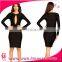 fashion long sleeve club bandage women sexy dress