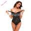 Nightwear Open Ladies adult Black Sexy Push up lace teddy lingerie