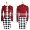 2016 BAIYIMO Women Colorblock Wear to Work Business Party Bodycon One-piece Dress latest hot sale