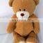 Custom teddy bear design backpack 42cm super soft fabric Pass CE testing