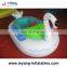 Kids electric bumper boats / commercial inflatable swan bumper boat for amusement park