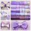 2015 Latest Products In Market DIY Hair Decoration Purple Fancy Ribbon