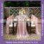 TR018A wholesale party decor chiffon fabric wedding table runners custom