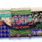 Hand Embroidery Zari Work evening Clutch Hand Bag Purse Vintage ethnic Tribal Clutch Messenger cross body bag Indian Clutches