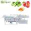 full automatic root vegetable washing cleaning peeling skinning blanching disinfection cutting packing production line