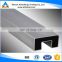 high quality Stainless steel welded slotted tube(channel tube groove tube /pipe)for glass
