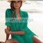 Beach Cover up robe Plage Pocket Swimsuit Cover up Sarong Beach Shirt Tops Bathing Suit
