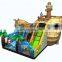 2020 new design mobile inflatable slide with pool for kids