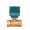 Dn15 Dn25 DC5V 2 Way 3 Way Motorized Brass Ball Valve for Home-automation System