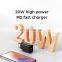 Custom LOGO L-QP204 EU plug 20W fast PD charger with QC3.0 fast charging for iPhone 12 for samsung