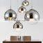 2019 hot sale Modern designer chandelier luxury glass ball pendant lamp hanging lights