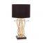 Guangdong popular nordic fabric Shade table lamp e27 Led  bed room table light