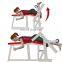 Commercial fitness iso lateral leg curl equipment