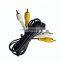 Braid Shielded Car Audio RCA Cable