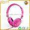 Deep bass professional colorful headphones with CE FCC ROHS REACH KC and RMC